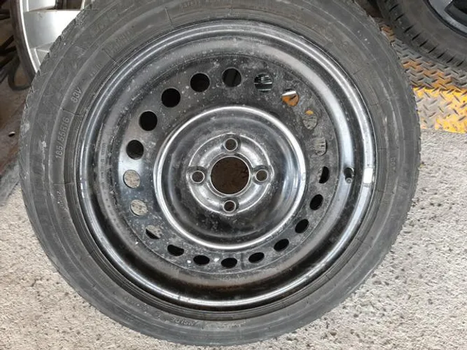 Roda de Ferro aro 16 Preta Chevrolet Corsa 4X100 