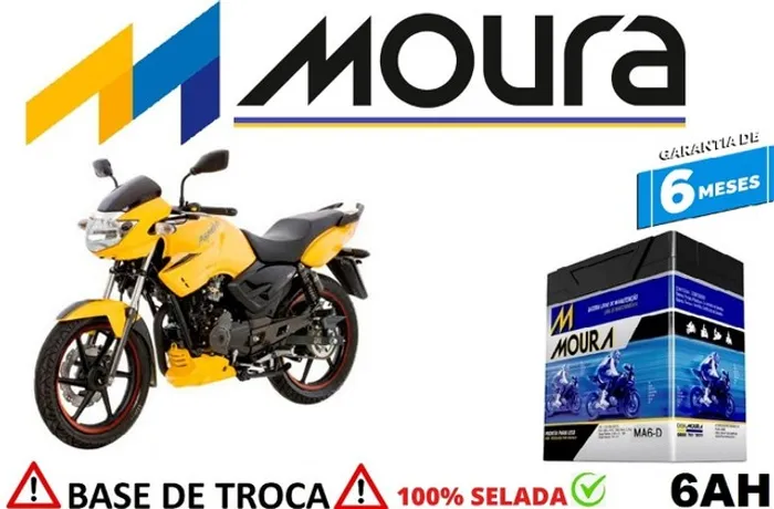 Bateria Automotiva  Moura Apache 150  - 6 Ah 