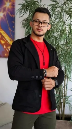 Blazer Preto Masculino Super Slim 