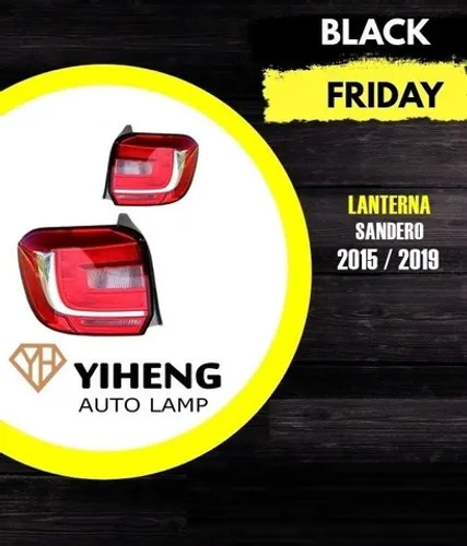 Lanterna Renault Sandero Vermelha Ano:2015 até 2019