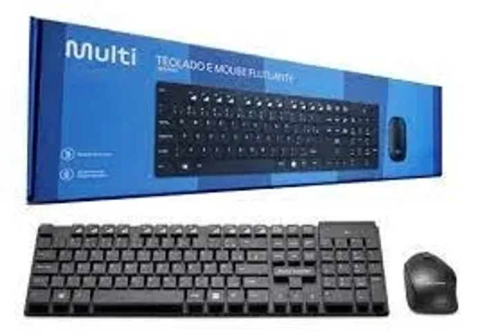 (NOVO) kit Teclado e Mouse Sem Fio Multilaser TC251