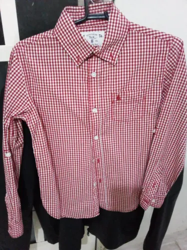 Camisa xadrez infantil