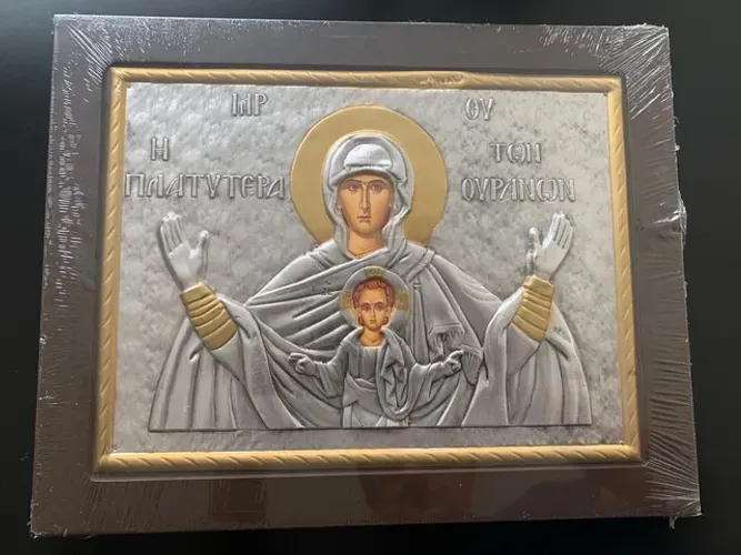 Quadro da igreja católica ortodoxa importado da Grécia - handmade