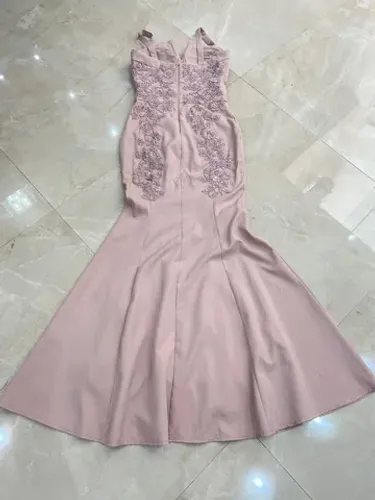 Vestido de festa Nude/Rosé