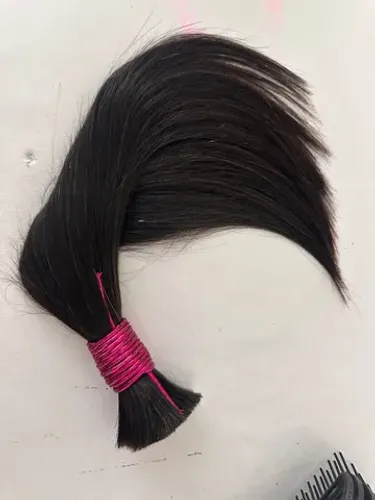 Cabelo humano/ liso 35 cm