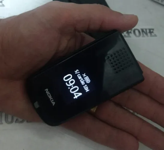 Nokia 2720 fold Black celular antigo Flip RELIQUIA pequeno 