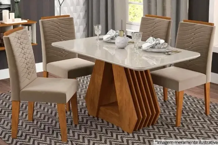 Mesa 4 Cadeiras Sertte