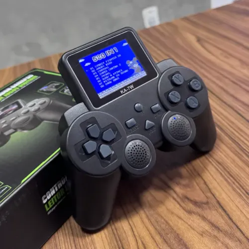 Mini Game Controlador de 520 Jogos Digitais Clássicos Kapbom KA-7W - Portátil, Tela HD