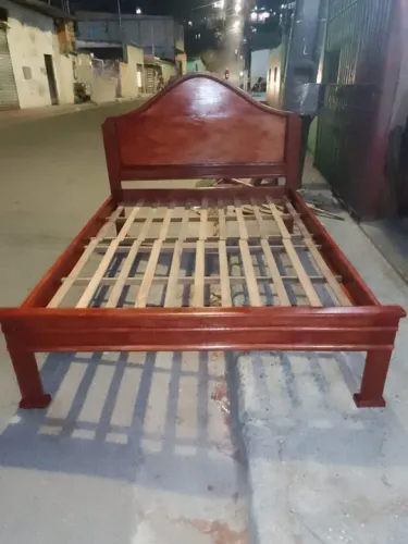 CAMA DE CASAL DE MADEIRA DE MACIÇA ANGELIM