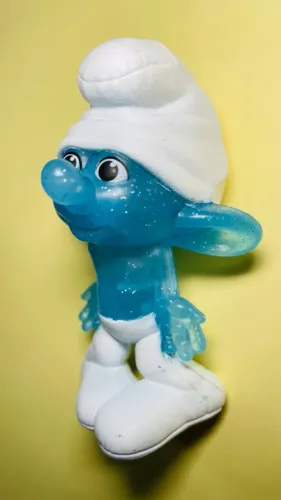 Smurf Desastrado - boneco altura 8 cm da coleção do Mc Lanche Feliz Turma dos Smurfs