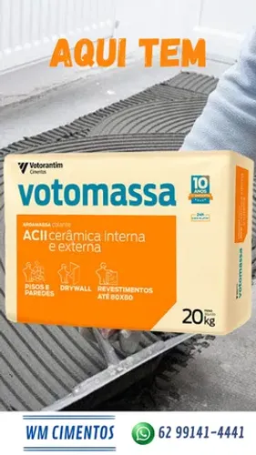 Argamassa ac I, II e III  varias marcas