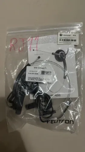 Fone de ouvido mono fone headset