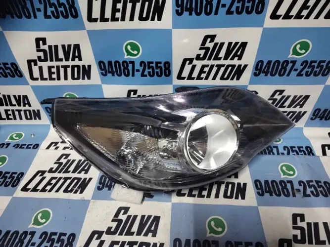 farol direito agile 2009 2010 2011 2012 2013 2014 mascara negra novo importado 