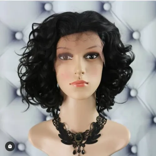 Peruca Lace Front Preta 1B