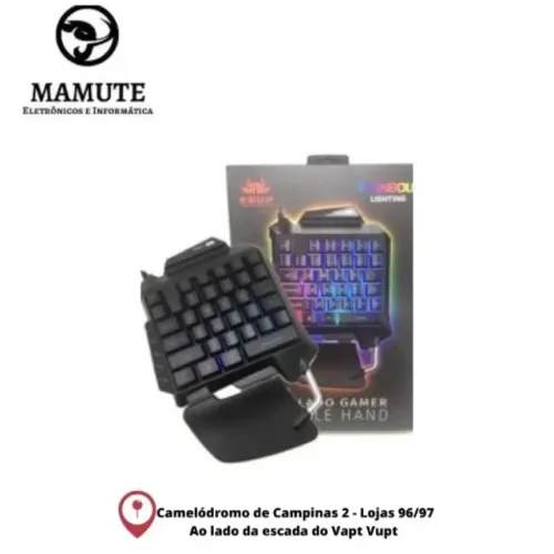 Teclado Gamer Single Hand - Knup KP- Tm006