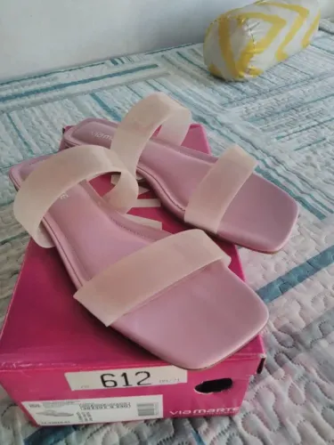 Vendo rasteirinha via Marte / Tam. 38 NOVA