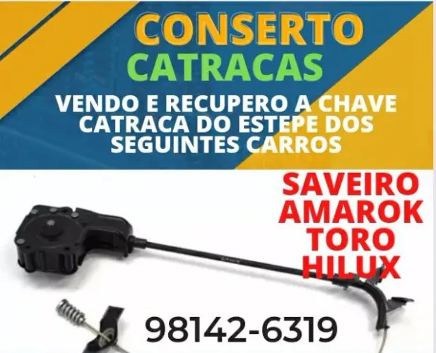 Conserto e Manutenção de chave catraca da Saveiro, Amarok, Toro, Hillux outras
