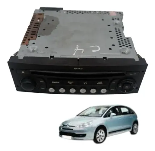 Radio Cd Player Mp3 Original Citroen C4 Pallas 2008 2009
