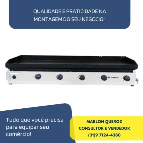Chapa de Lanche 1,20M Venancio Nova