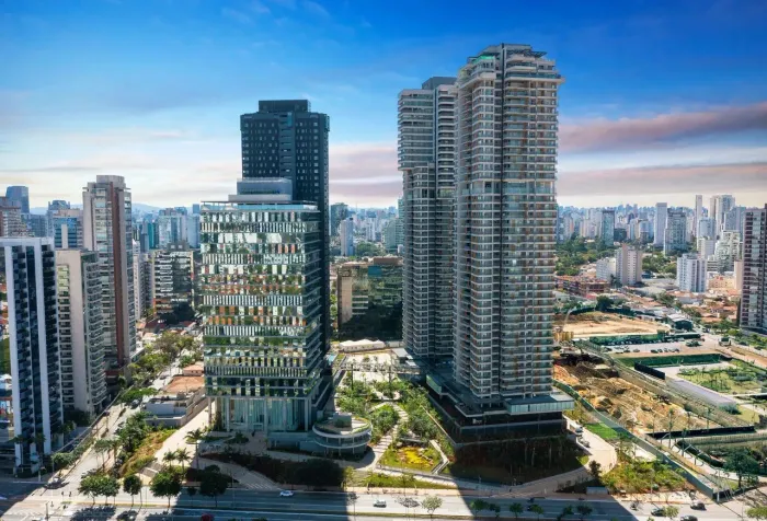 Apartamento em condomínio repleto de verde e nova referência no Brooklin
