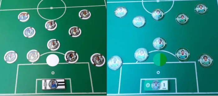 2 Times De Futebol De Mesa - Ponte Preta 1977 E Guarani 1978