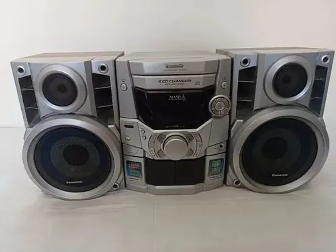 Mini System Panasonic com CD Player e Potência!