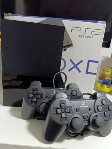 Playstation 2 Completo com 2 Controles