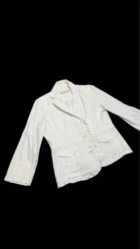 Blazer Branco Rubinella Tam. 38 ou M