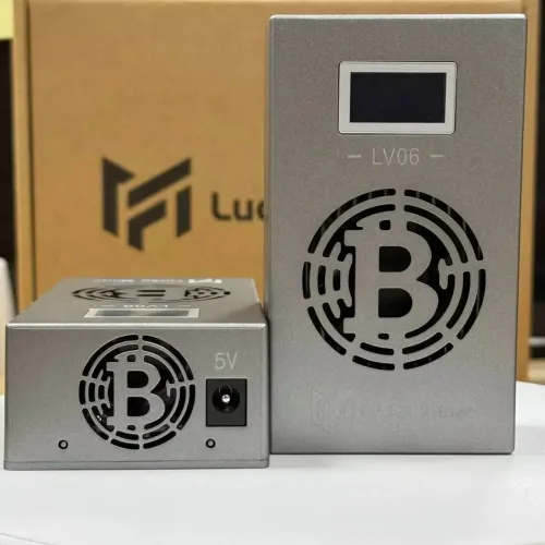 Minerador Bitcoin Lucky Miner LV06 500GH/s com AxeOS