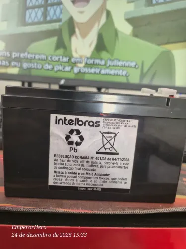 Bateria Intelbras para nobreak