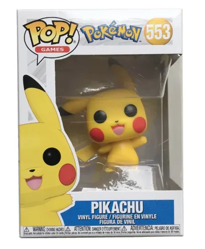 Boneco Funko Pop! Games Pokémon Pikachu 553 Original 