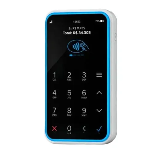 Máquina de cartão point Air internet grátis por Aproximação