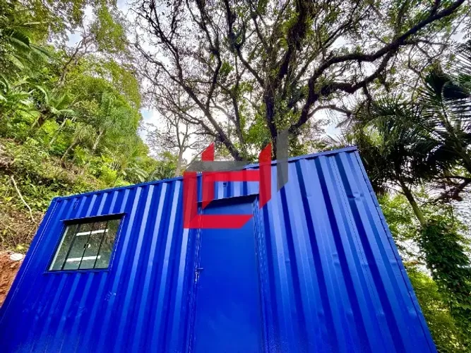 sala comercial em container 15m² - atende diversas opções de negócios 