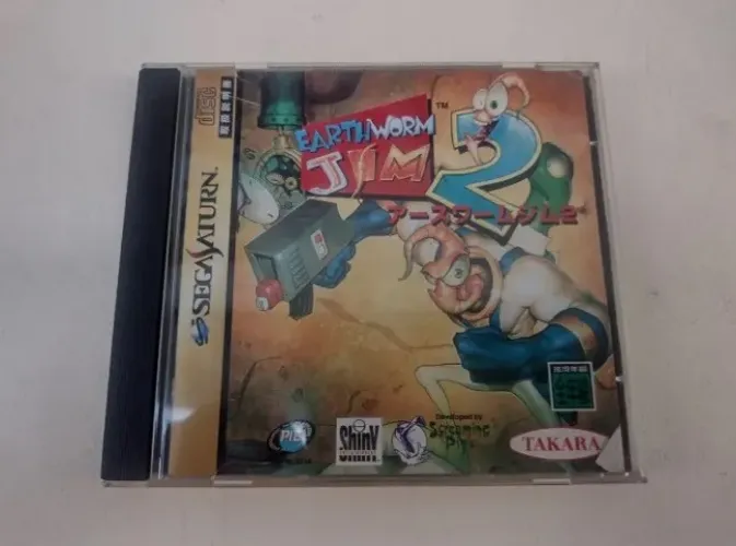 Earthworm Jim Original Japonês Sega Saturn - Leia Descrição