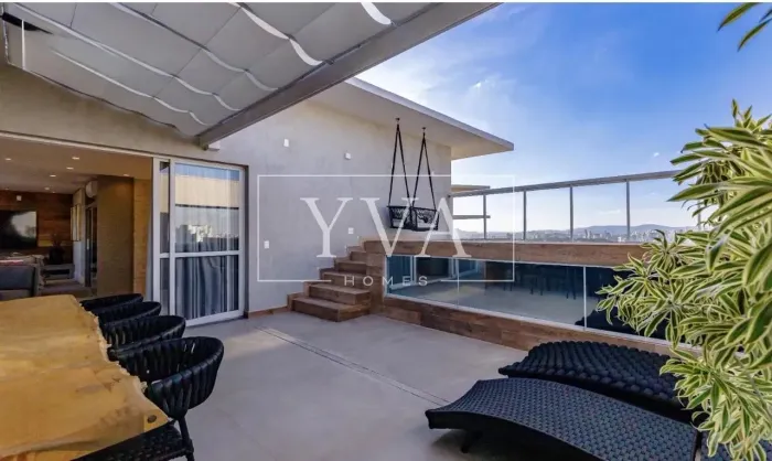 Cobertura Duplex com Piscina Totalmente mobiliada ao Lado do Shopping Cidade Jardim com vi