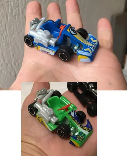 miniaturas carrinho de metal carro de Kart 1/64 da Guisval