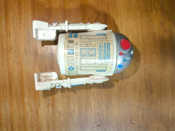 Boneco R2D2 Glasslite anos 80
