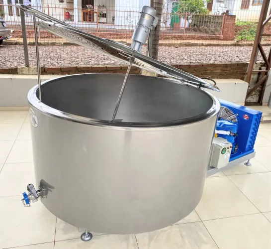 Tina Tanque de Resfriamento 600 Litros açaí Sorvetes Leite Caldas Sucos Água de Coco