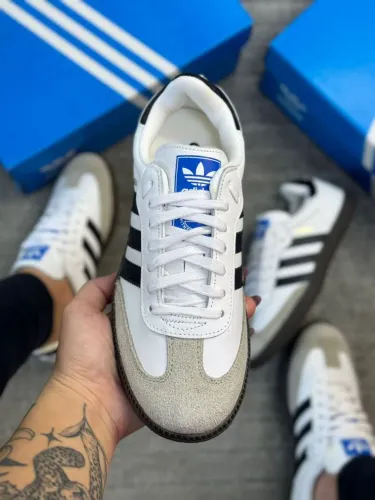 Tênis Adidas Samba - Branco e Preto