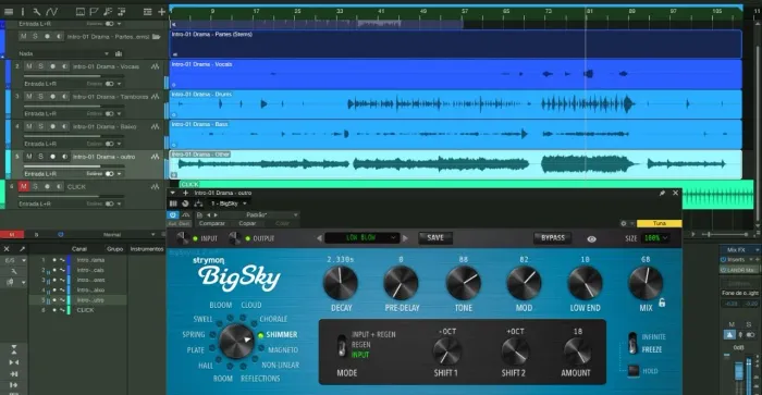 Plugin Strymon BigSky - Efeitos de Reverb