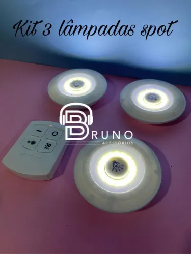 Kit 3 Lâmpadas Spot LED