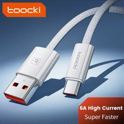 Cabo USB-C Toocki 100w Original - NOVO