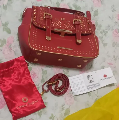 Bolsa original vermelha Carmen Steffens 