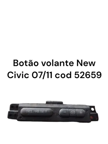 Botão Volante New Civic 07/11 - Peça Original