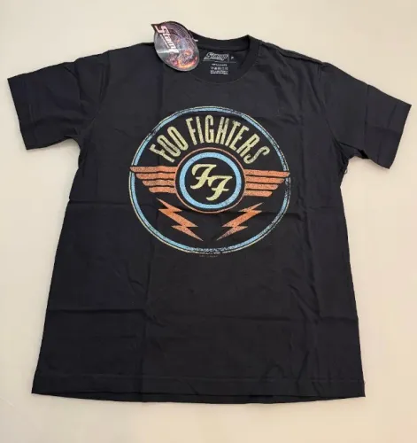 Camisa estampada Foo Fighters P COM ETIQUETA e NUNCA USADA