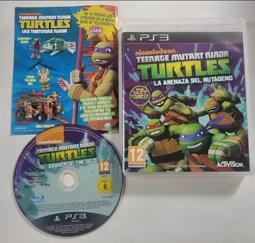 TEENEGE MUTANT NINJA TURTLES PS3 ORIGINAL FISICO SEMINOVO