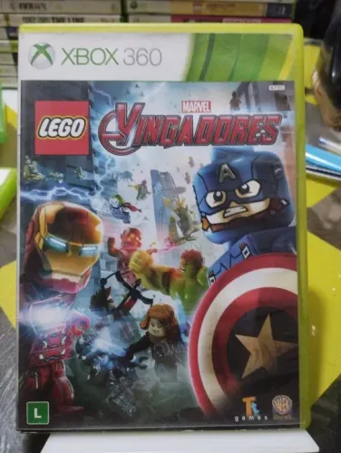 Lego vingadores Xbox 360 mídia física original 