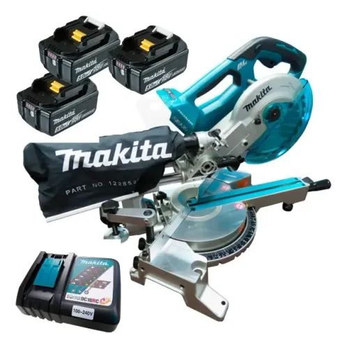 Serra Esquadria 190mm 7-1/2'' Makita Dls714+3 Bateria 18v5ah Adicionar aos favoritos