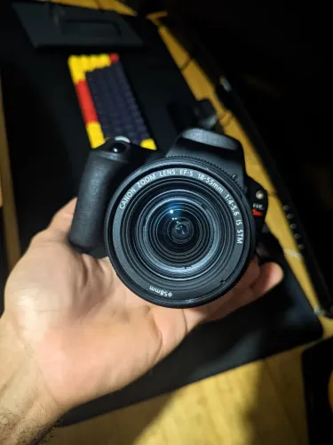 Câmera Canon sl2 + lentes e 1 bateria