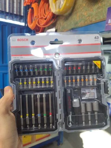 Kit de pontas e soquetes Bosch Extra Hard com 43 peças - Ferramentas e Acessórios Bosch